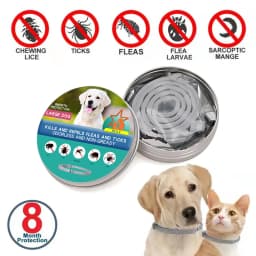 Dog Anti Flea And Tick Collars Pet 8 Month Protection Adjustable Collar For Large Dog Puppy Cat Leashes Dogs Accessories