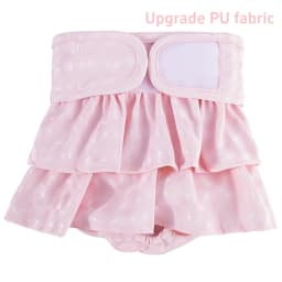 Adjustable Dog Diapers Female Reusable Washable Diapers Dog For Small Middle Solid Color Dog Dress Cutey Pet Supplies