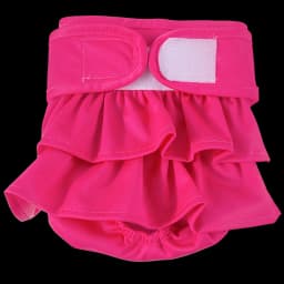 Adjustable Dog Diapers Female Reusable Washable Diapers Dog For Small Middle Solid Color Dog Dress Cutey Pet Supplies