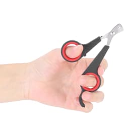 Bird Nail Clipper Parrot Nail Scissors Pet Bird Parrot Small Animals Accessory Grooming Tool Nail Scissors Clipper Black and Red