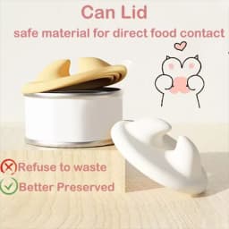 New Cet Canned Sealed Lid for Cats Canned Cat Food Spoon Fashionable and Comfortable Pet Dog Canned Seal Fresh-Keeping Lid Spoon