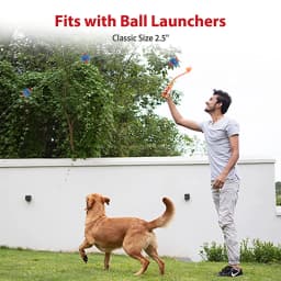 Pet Dog Squeaky Tennis Ball Interactive Dog Toys High Bounce Sound Rubber Ball  for Dogs Training Outdoor Play Ball Puppy Gift