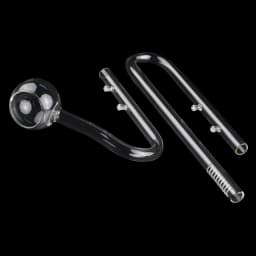 13mm/17mm High Borosilicate Glass Aquarium Inflow/Outflow Pipe - Fish Tank Filter Tube for Freshwater, Saltwater & Planted Tanks