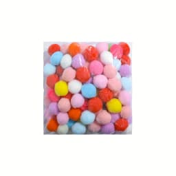 100pcs Pet Plush Ball Cat Teaser - Mute Toys For Cat Interactive Supplies - For Cats & Entertainment - Great Gift for Cat Lovers
