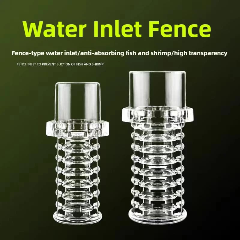 1/2/5Pcs Transparent Acrylic Pervious Flower Basket Mesh Cover 20/25mm Aquarium Fish Tank Water Inlet Fence Water Pump Filter