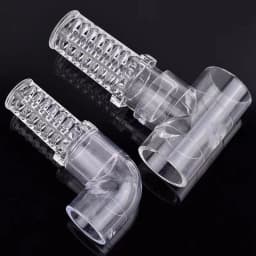 1/2/5Pcs Transparent Acrylic Pervious Flower Basket Mesh Cover 20/25mm Aquarium Fish Tank Water Inlet Fence Water Pump Filter