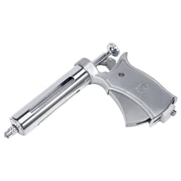 50ML Animals Adjustable Syringe Gun With 10pc Needles Automatic Continuous Stainless Steel Vaccination Syringe for Cow Pig Sheep