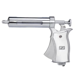 50ML Animals Adjustable Syringe Gun With 10pc Needles Automatic Continuous Stainless Steel Vaccination Syringe for Cow Pig Sheep
