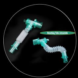 Sterile Anesthesia Breathing Circuit Thread Catheter Mount Extension Tube Use Anesthesia Breathing Circuit with Gas Sampling Por