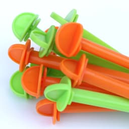 10 Pcs Bird Standing Stick Perch Parakeet Cage Accessories Biting Sticks Parrot Plastic Bird Perch Toy Random Color