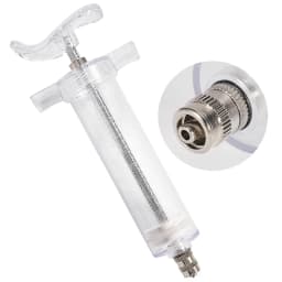 10/20/30/50ml Transparent Syringes Adjustable Dose with 10pcs 304 Stainless Steel Needle Farm Livestock Animal Dispensing Tools