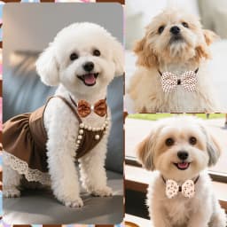 100pcs Exquisite Small Dog Cat Bowtie Fashion Adjustable Pet Dog Bow Tie Neckties For Dogs Pets Grooming Pet Accessories