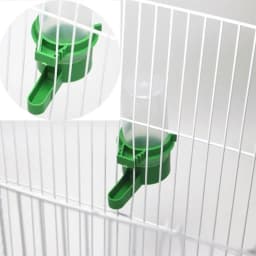 4 Pcs Pet Bird Feeder Water Dispenser Parrot Water Dispenser Bird Feeder Bird Feeding Supplies Agricultural Equipment (size: M)