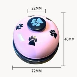 Smart Dog Training Bell Teach Dog To Ring for Food Interactive Toy Non Toxic Lightweight Easy Press Vibrant Color Pet Feeder