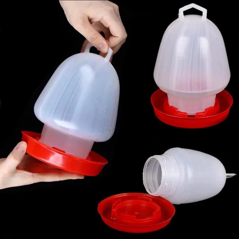 3 Types 500/1000ml Chicken Water Pot Automatic Chick Drinker Parrot Drinking Bowl Water Feeder Home Poultry Water Drinking Cup