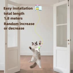 The New Type Of Cat Electric Smart Hanging Door Toy Is A Self-entertainment Entertaining And Cat-teasing Wonder