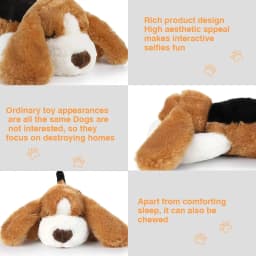 Puppy Toys with Heartbeat Dog Toys, Pet Separation Stress Soft Plush Relief and Calming Sleep Partner Behavior Aid Toys
