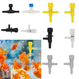 10/20pcs Aquarium Air Flow Control Valve Tap Fish Tank Air Water Flow Regulator Hose Connector Control Valve For 5mm Oxygen Tube