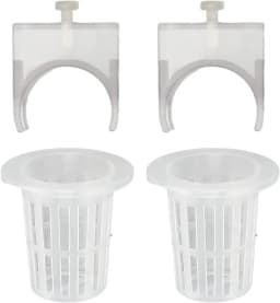 Aquatic Plant Hanging Holder Adjustable Fish Tank Planter Cups with Hole Aquarium Planter Cups for Aquascape Decoration