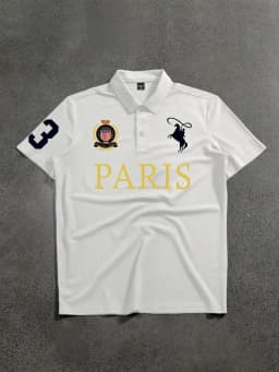 Manfinity Mode Men's Short Sleeve Polo Shirt Minimalist and Fashionable Suitable for Summer Street Printing Sports Style Polo