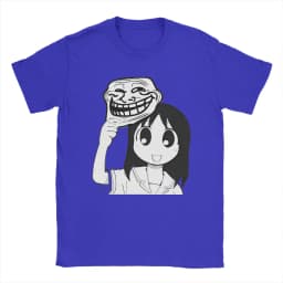 Man T-Shirt Osaka Autistic Funny Kawaii Ayumu T Shirts Fashion Anime Azumanga Daioh Summer Tee Shirt Pure Cotton Tops Plus Size