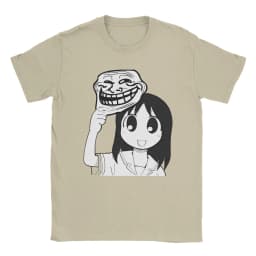 Man T-Shirt Osaka Autistic Funny Kawaii Ayumu T Shirts Fashion Anime Azumanga Daioh Summer Tee Shirt Pure Cotton Tops Plus Size