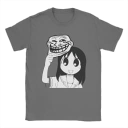 Man T-Shirt Osaka Autistic Funny Kawaii Ayumu T Shirts Fashion Anime Azumanga Daioh Summer Tee Shirt Pure Cotton Tops Plus Size