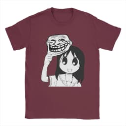 Man T-Shirt Osaka Autistic Funny Kawaii Ayumu T Shirts Fashion Anime Azumanga Daioh Summer Tee Shirt Pure Cotton Tops Plus Size