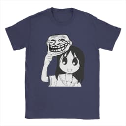 Man T-Shirt Osaka Autistic Funny Kawaii Ayumu T Shirts Fashion Anime Azumanga Daioh Summer Tee Shirt Pure Cotton Tops Plus Size