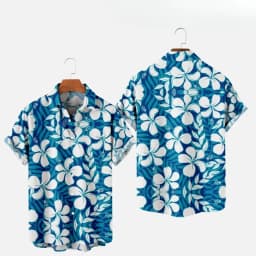 Men's Fashion Summer T-Shirts Hawaiian 3d Print Cozy Casual One Button Shirts Short Sleeve Beach Oversized Shirts