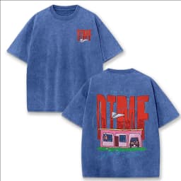 2026 Vintage Washed Beige T Shirt Bad Bunny DTMF World Tour Graphic Tee Unisex Casual Streetwear