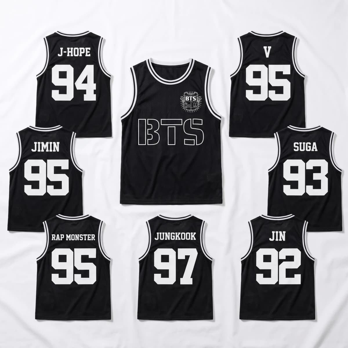 2026 BTS Kpop Basketball Jersey T-shirt, Men Women Summer Sports Vest Breathable Quick Drying Sleeveless Singlet ARMY Fans Gift