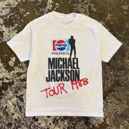 2026 New MJ Michael Jackson 1988 Tour Graphic Cotton T-Shirt High-Quality Summer Men's Clothing Women's Vintage Fashion T Shirt