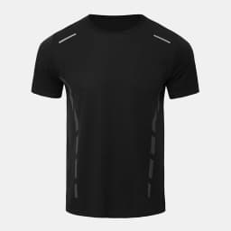 Summer Men's Multi-Color Printed Round Neck Top, Casual Sports Plus Size Short Sleeved Versatile Fashion T-Shirt, Breathable
