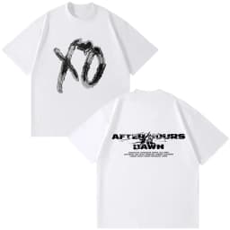 The Weeknd After Hours Til Dawn 2026 Tour PrintT Shirt Men Women Hip-hop T-shirt Summer Short-sleeved Gothic Punk T-shirts Tops