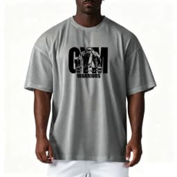 Oversized Loose Men's Casual Sport T-Shirt Gym Bodybuilding Fitness Short Sleeve Shirt Summer Mesh Quick Dry Breathable Clothing