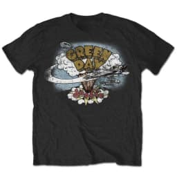 Green Day Dookie Full Album Art Print Cotton T-Shirt Pop Punk Band Unisex Short Sleeve Tee
