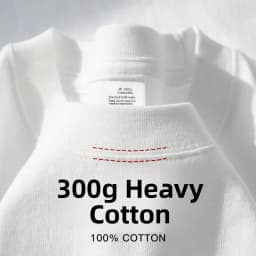 xinjiang cotton500G Heavy PureCotton Thick Drop Shoulder Short sleeve T-shirt Solid Loose Casual Men's and Women's Basic Half