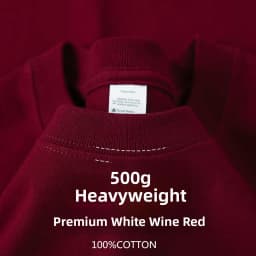 xinjiang cotton500G Heavy PureCotton Thick Drop Shoulder Short sleeve T-shirt Solid Loose Casual Men's and Women's Basic Half