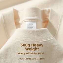 xinjiang cotton500G Heavy PureCotton Thick Drop Shoulder Short sleeve T-shirt Solid Loose Casual Men's and Women's Basic Half