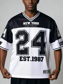 Men's Hip Hop 07 Printed Mesh Short Sleeve T-Shirt Black Jersey Number Jersey Baggy Jersey Sport Breathable Streetwear