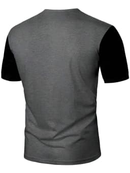 A men's personalized pattern printed short-sleeved T-shirt for comfortable and breathable summer wear