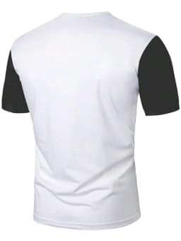 A men's personalized pattern printed short-sleeved T-shirt for comfortable and breathable summer wear