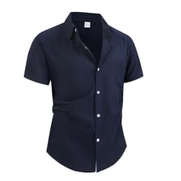 Men's Cotton Linen Shirt Summer Short Sleeve Male Tops 2026 Brand Clothing High Quality Shirts Casual Fashion Shirt For Men