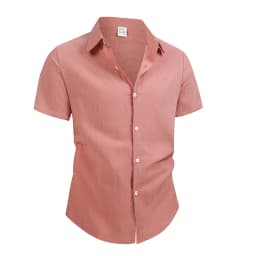 Men's Cotton Linen Shirt Summer Short Sleeve Male Tops 2026 Brand Clothing High Quality Shirts Casual Fashion Shirt For Men