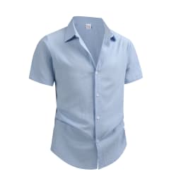 Men's Cotton Linen Shirt Summer Short Sleeve Male Tops 2026 Brand Clothing High Quality Shirts Casual Fashion Shirt For Men