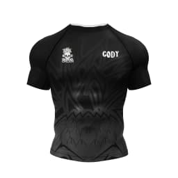 2023 New No Gi BJJ Shirts Jiu Jitsu Kickboxing Training Rashguard Polyester Spandex Compression Sublimation Sports Gym Blouses