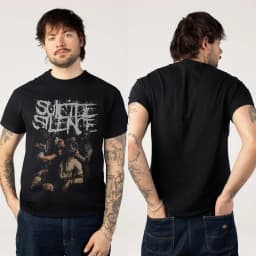 Fit Suicide Silence Graphic Cotton T-shirt Unisex Summer Short Sleeve Fashion Brand Tee Luxury Casual Vintage Tees