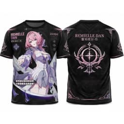 Zenless Zone Zero Character Dialyn,Ye Shunguang,Ellen Joe,Remielle Dan,Full Print Breathable Soft Mesh Jersey T-Shirt For Men