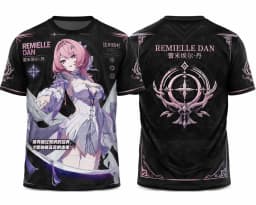 Zenless Zone Zero Character Dialyn,Ye Shunguang,Ellen Joe,Remielle Dan,Full Print Breathable Soft Mesh Jersey T-Shirt For Men